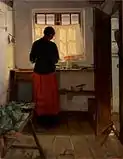 アンナ・アンカー Girl in the Kitchen 1886