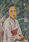 「夏の少女（村娘）」（1894年）久米美術館所蔵