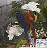 パリ植物園のオウム(1879)