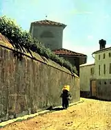 Stradina al sole （画）ジュゼッペ・アッバーティ