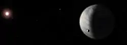 グリーゼ581dと推定される惑星の想像図