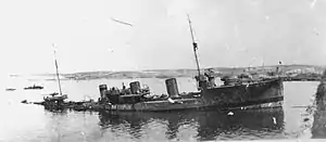 艦隊水雷艇「グネーヴヌイ」(1918年5月)。