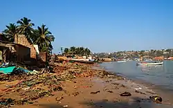 ヴァスコ・ダ・ガマ付近の海岸