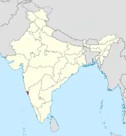 インド国内の位置