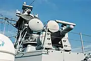 「広開土大王」艦上のゴールキーパーCIWS