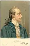 30歳頃のゲーテ（ゲオルク・オズワルト・メイ画、1779年）
