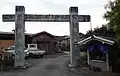 極楽寺道の石柱門