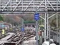 駅南側のトンネル入り口