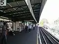 エレベーター設置前の5番線