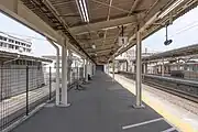 1番線ホーム（2022年4月）