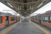 2・3番線ホーム（2022年4月）