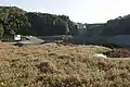 洪水吐の吐口には静水池を配置