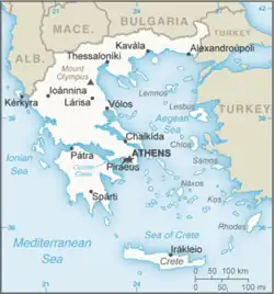 ギリシャの位置