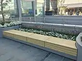 同タイプのベンチ（2017年4月28日）