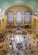 アメリカのニューヨーク市のグランド・セントラル駅のメインコンコース