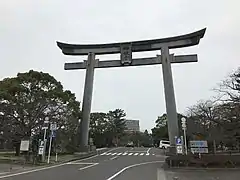 神柱宮参道の大鳥居
