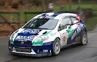 アバルト・グランデプントSuper2000(写真は国内選手権の0カー)