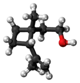 Ball-and-stick model of the grandisol molecule{{{画像alt1}}}