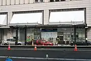 開業前のグランドプラザ前停留場(2009年12月)
