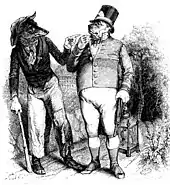 J・J・グランヴィル『狼と犬』(1838)