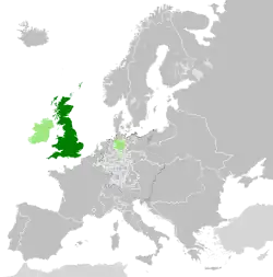 イギリスの位置