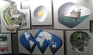 Greenside Schoolの壁画の部分図