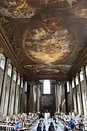 Painted Hall, Greenwich Hospitalの天井画