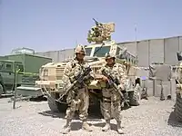 M151 プロテクターRWSを搭載したカナダ軍のRG-31 Mk.3。