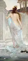 Diana leaving her bath