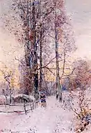 グローネンダールの冬(c.1891)
