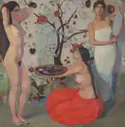「El espejo（鏡）」(1939) ウルグアイ国立美術館蔵