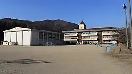郡上市立口明方小学校(2019年2月26日撮影)