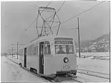 「金魚」という愛称で親しまれたB形電車（1937年撮影）