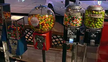 ガムの販売機