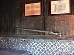 敵に備えた銃