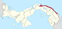 クナ・ヤラ自治県の位置
