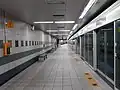 上りホーム(2018年3月)