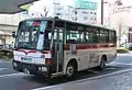 箕郷営業所に所属していた車輛。東急コーチから移籍した中型車(廃車済)