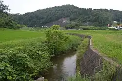 郡界川（大沼町、2019年（令和元年）7月）