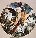 水彩画習作『キマイラ』1879年頃 ギュスターヴ・モロー美術館所蔵