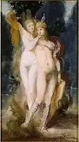 水彩画『メデイアとイアソン』1865年頃 ギュスターヴ・モロー美術館所蔵