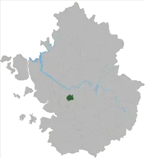 果川市の地図