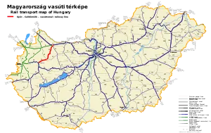 ジェール - ツェルデメルク線の路線図