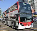 京畿道広域直行バスで試用された2階建てバス（アレクサンダー・デニス・E500）