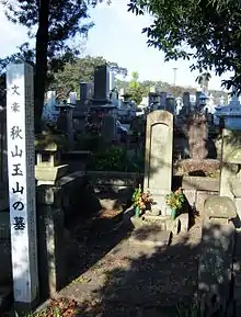 秋山玉山墓