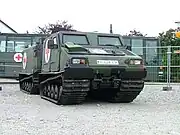 装甲型のBv206S救急車、ドイツ軍の所属車輌。