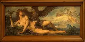 Hébé et l'aigle de Jupiter