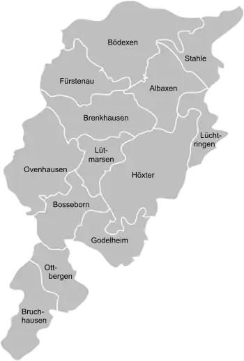 ヘクスター市区図