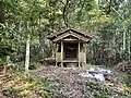 不動木像が安置されている不動堂