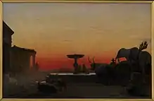 「夕暮れのアリッチャ」(1862)